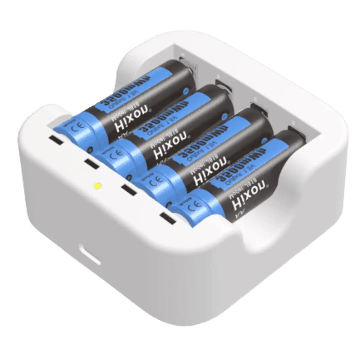 x4 Batteries rechargeables AA LR6 1.5V + chargeur