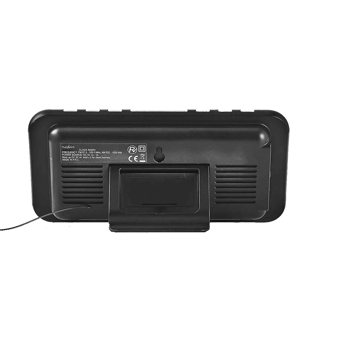 Radio Reveil FM avec alarme numérique prise USB
