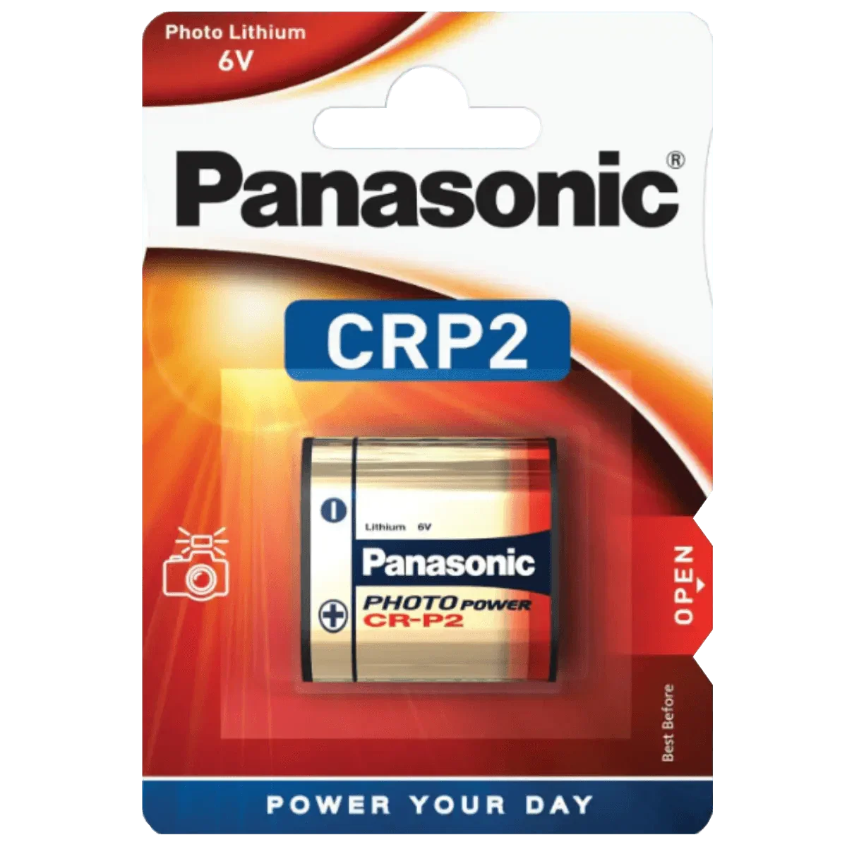 Pile lithium CR-P2 6V