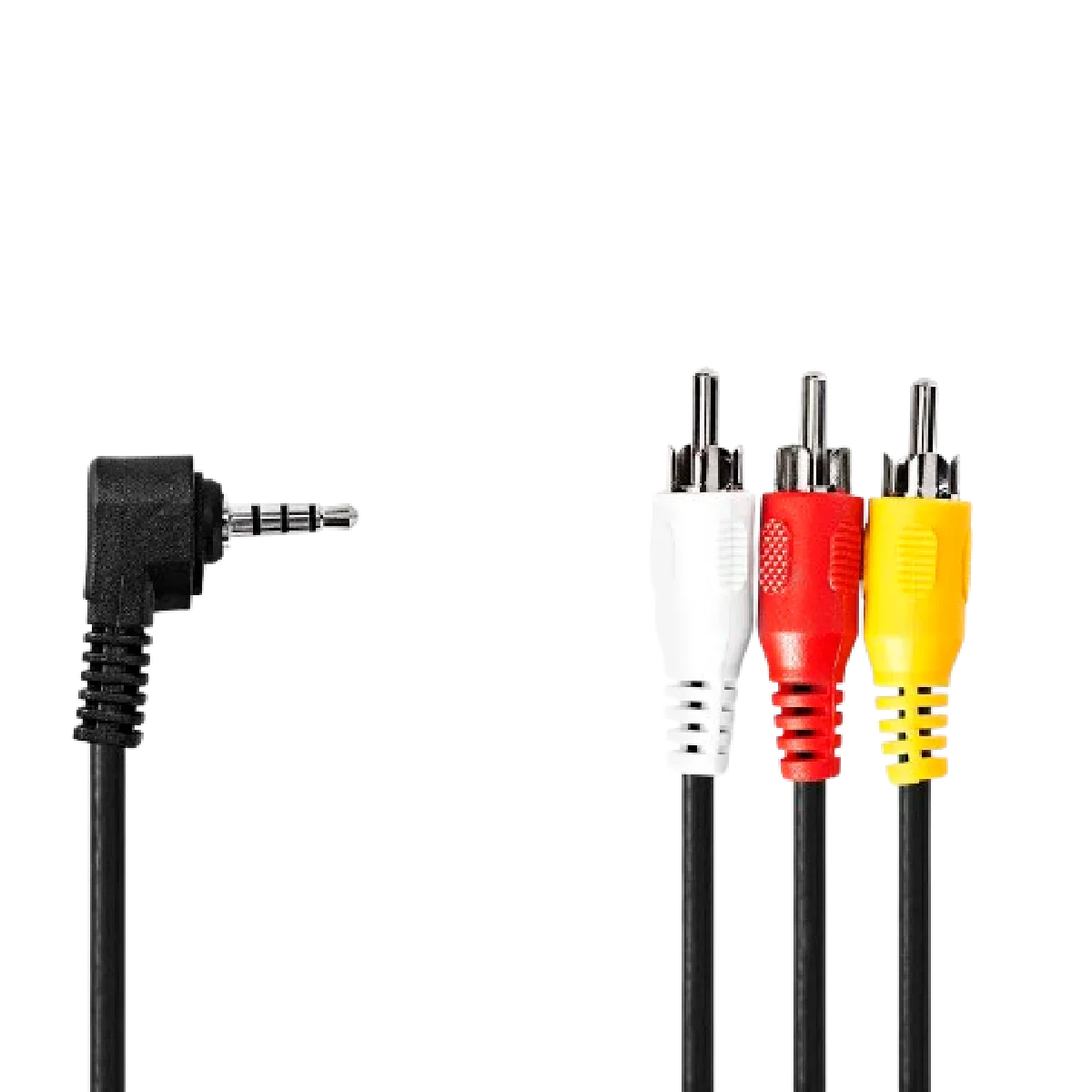 Câble Audio Vidéo Jack 3,5 mm 4 Broches vers 3 RCA Mâles – 2 m Accessoires Energie