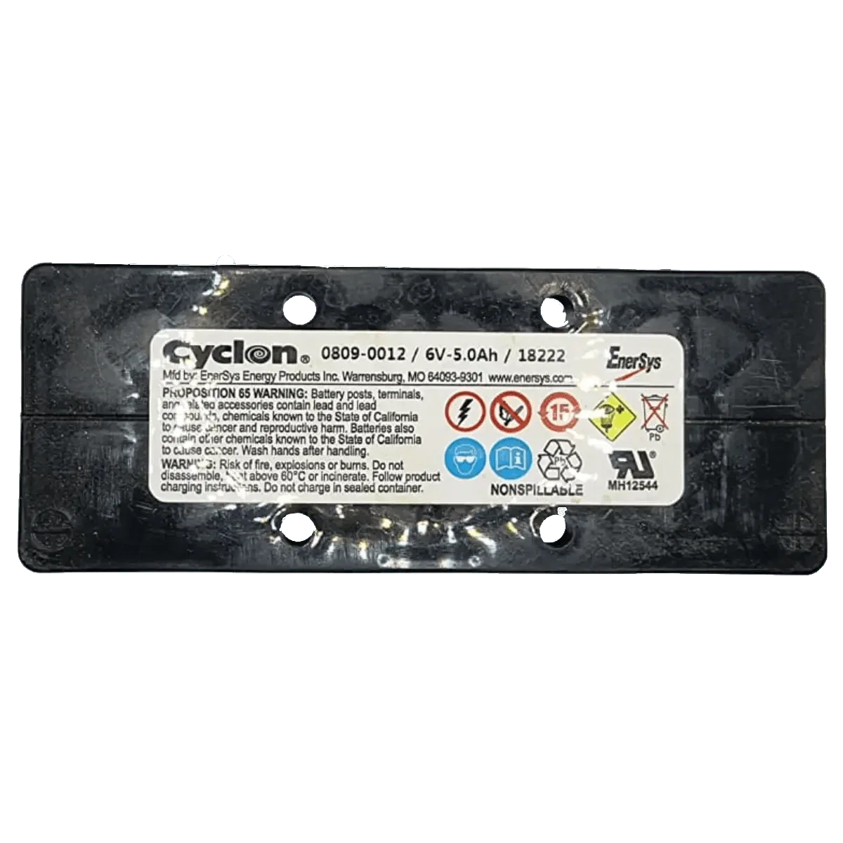 Batterie Cyclon Enersys 6V 5Ah plomb spiralé XCell