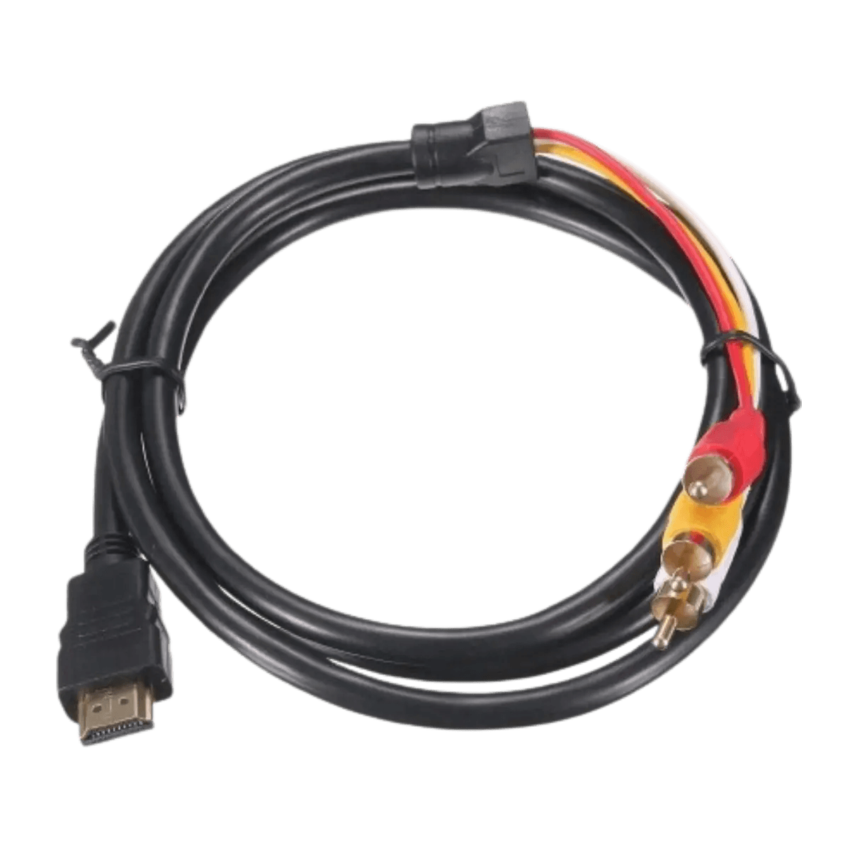 Câble Hdmi vers Audio Vidéo Rca, 1.5m, pour Hdtv