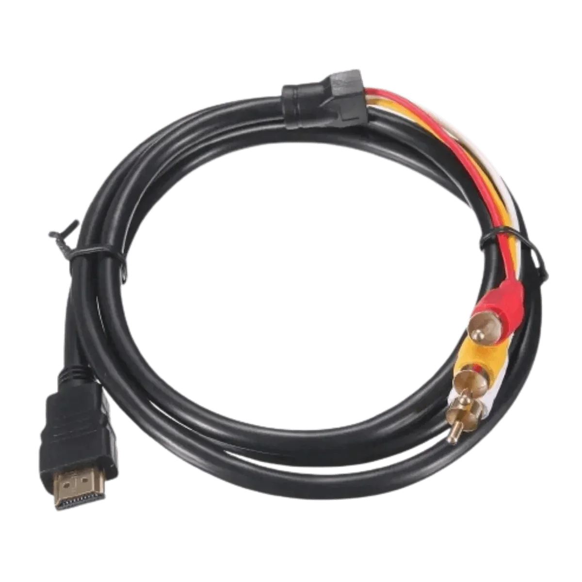 Câble Hdmi vers Audio Vidéo Rca, 1.5m, pour Hdtv