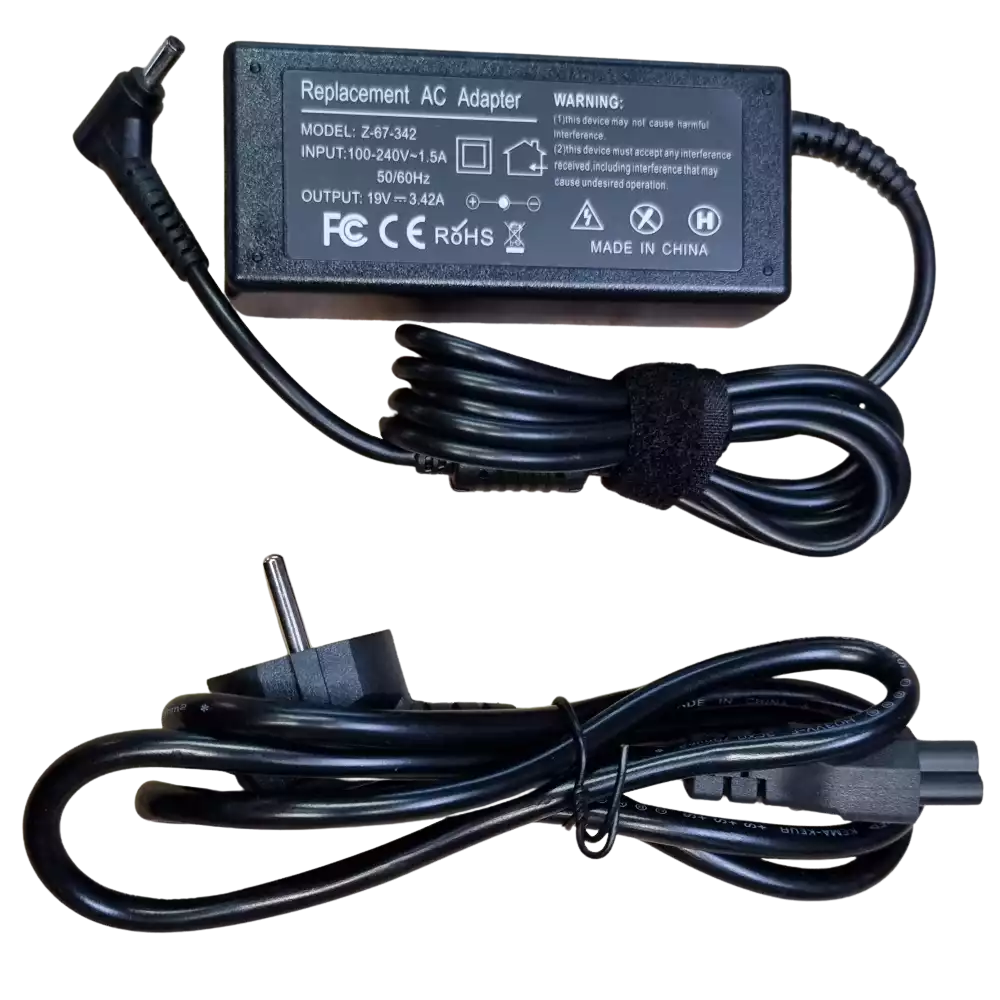 Chargeur PC Asus 65W 19V 3.42A fiche 4.0x1.35mm