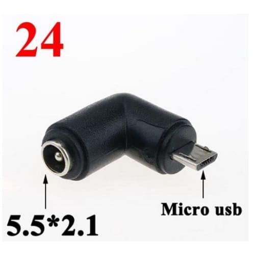 Convertisseur de fiches d'adaptation Input 5.5x2.1mm Output xxx Accessoires Energie