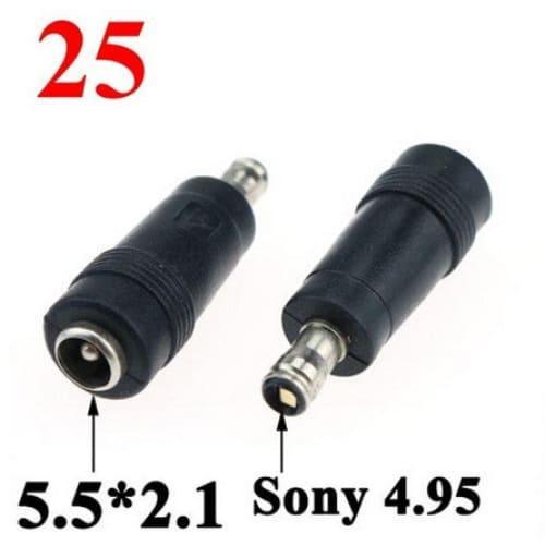 Convertisseur de fiches d'adaptation Input 5.5x2.1mm Output xxx Accessoires Energie