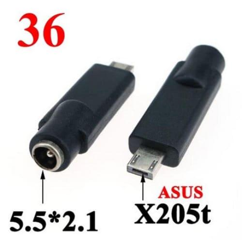 Convertisseur de fiches d'adaptation Input 5.5x2.1mm Output xxx Accessoires Energie