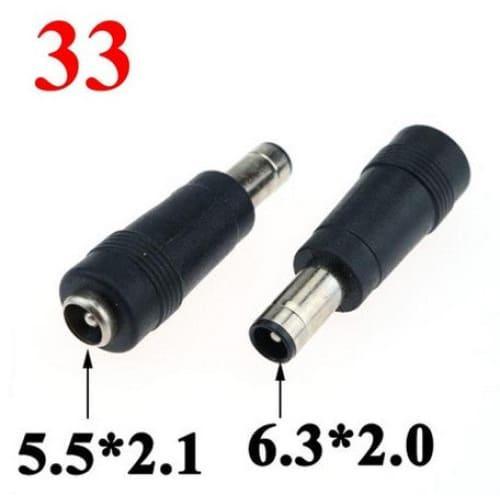Convertisseur de fiches d'adaptation Input 5.5x2.1mm Output xxx Accessoires Energie