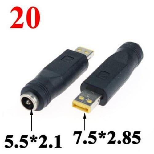 Convertisseur de fiches d'adaptation Input 5.5x2.1mm Output xxx Accessoires Energie