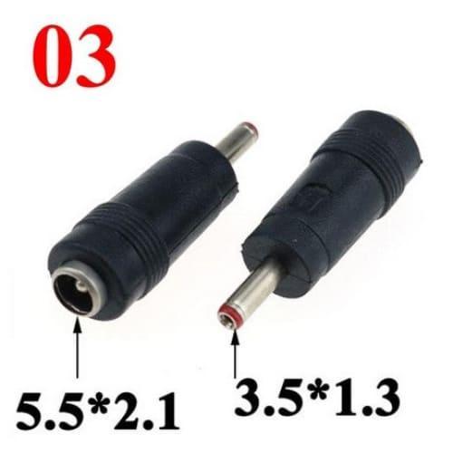 Convertisseur de fiches d'adaptation Input 5.5x2.1mm Output xxx Accessoires Energie