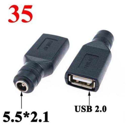 Convertisseur de fiches d'adaptation Input 5.5x2.1mm Output xxx Accessoires Energie