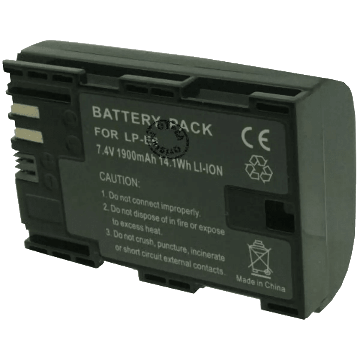 Batterie LP-E6 pour appareil photo Canon