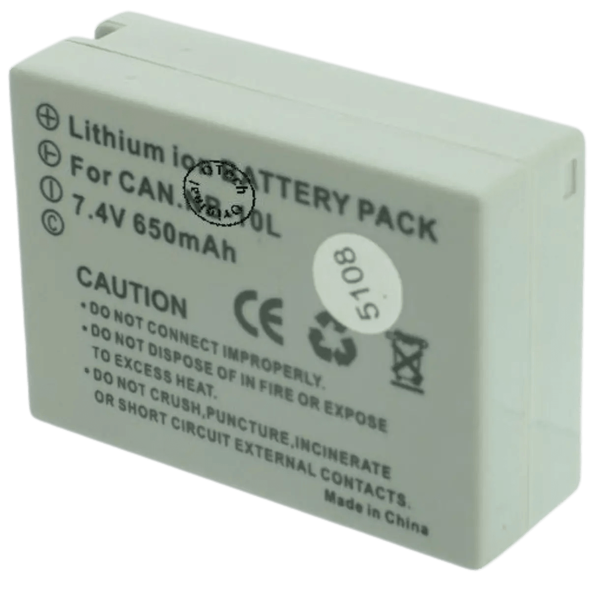 Batterie NB-10L pour appareil photo Canon