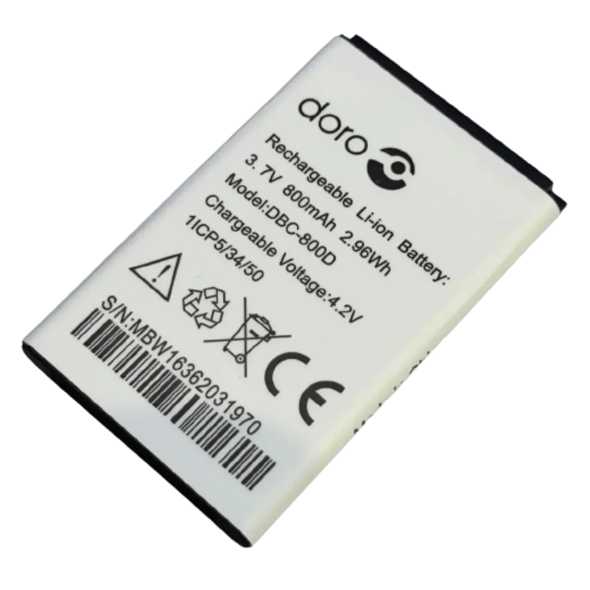 Batterie DBC-800D pour téléphone Doro d'origine
