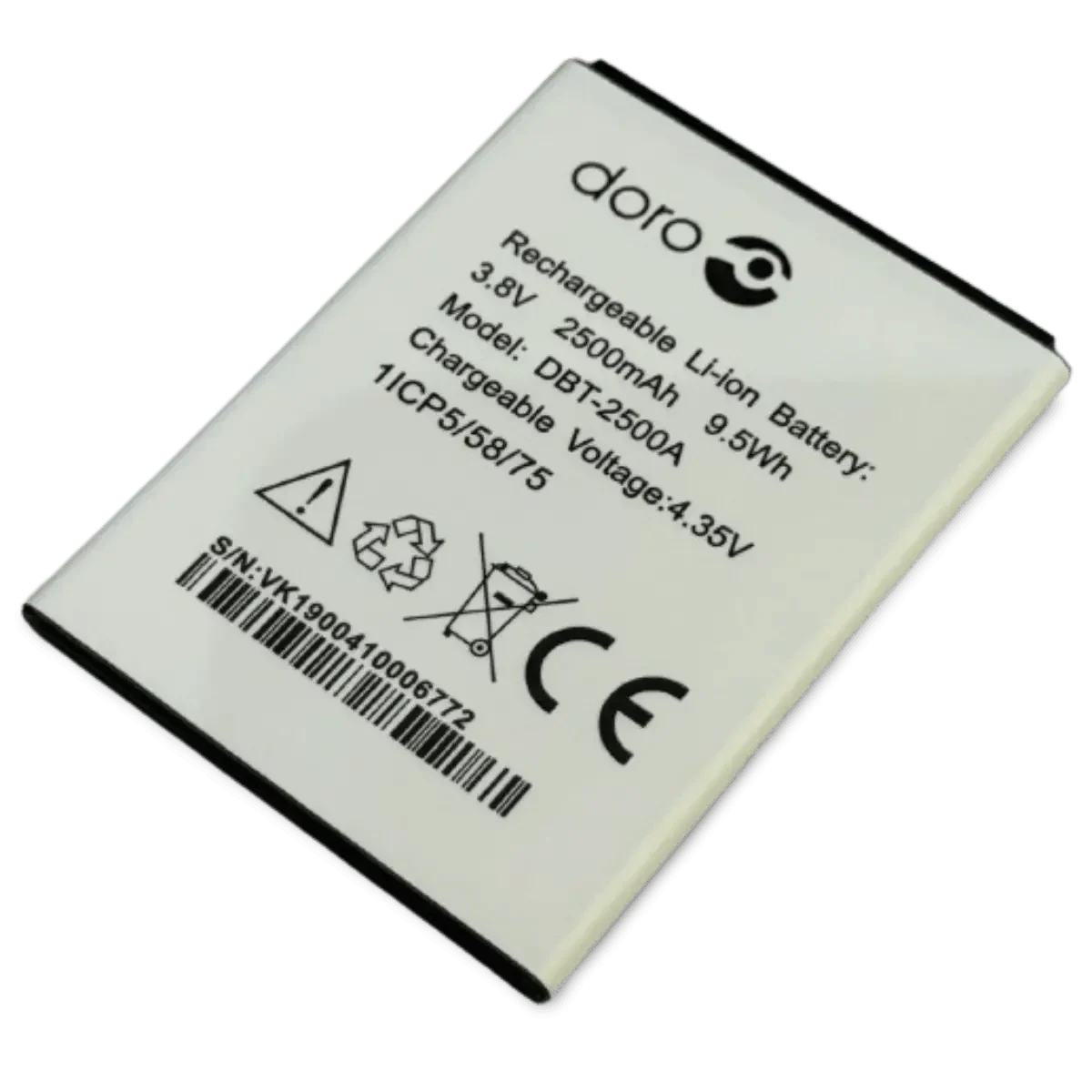 Batterie d'origine Doro DBT-2500A