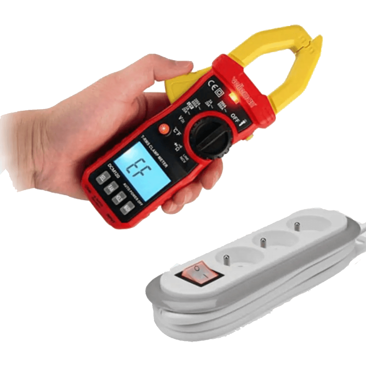 Pince ampèremétrique - CAT 3 - 600V - AC - NCV - DATA-HOLD