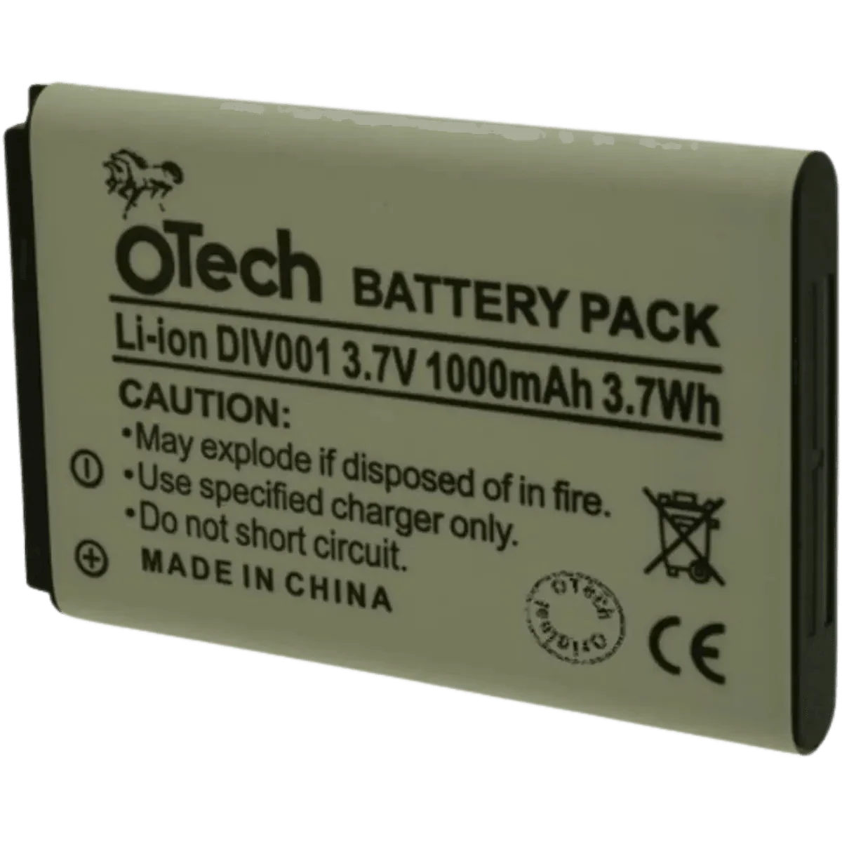 Batterie 3.7V - 1000mAh pour téléphones Alcatel, Orange, Toshiba