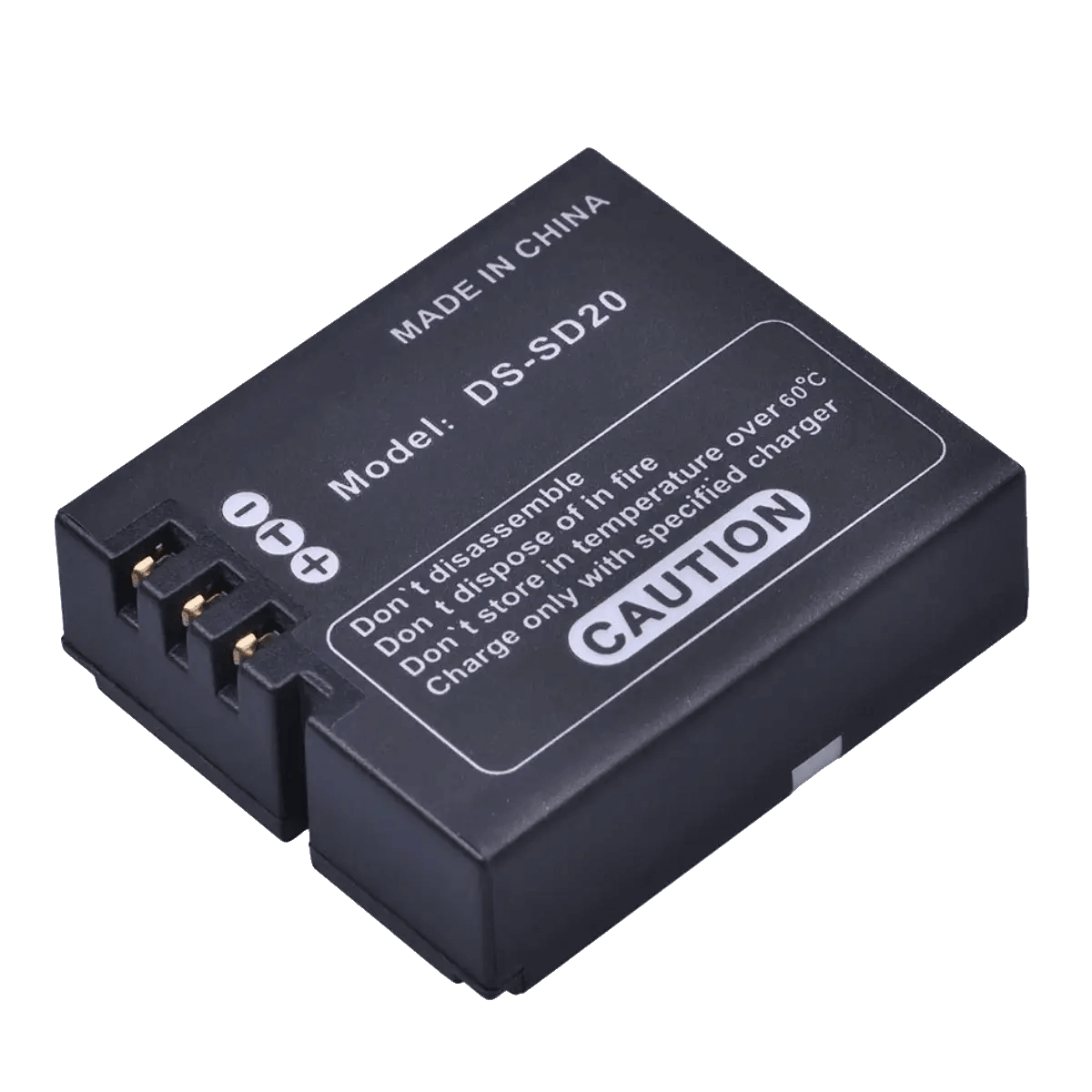 Batterie SD20 pour caméra AEE SD18, SD19, SD20, SD21, SD22, SD23