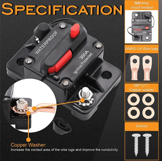 Disjoncteur DC 40A pour batterie et installation solaire
