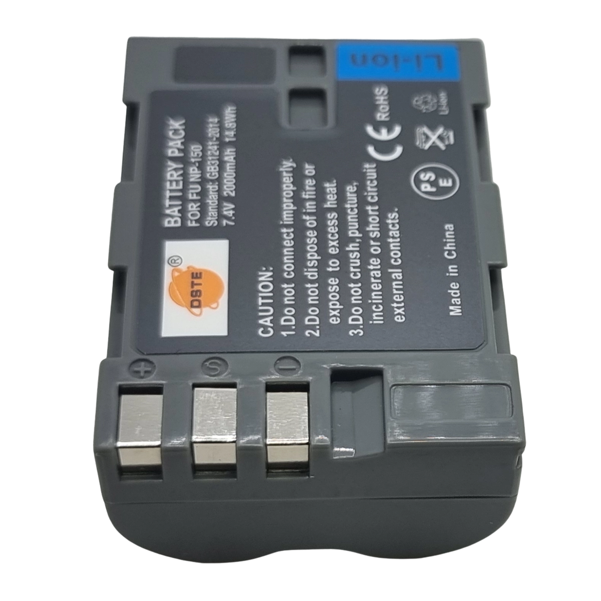 Batterie NP-150 7.4V 2000mAh compatible Fujifilm FinePix S5 Pro