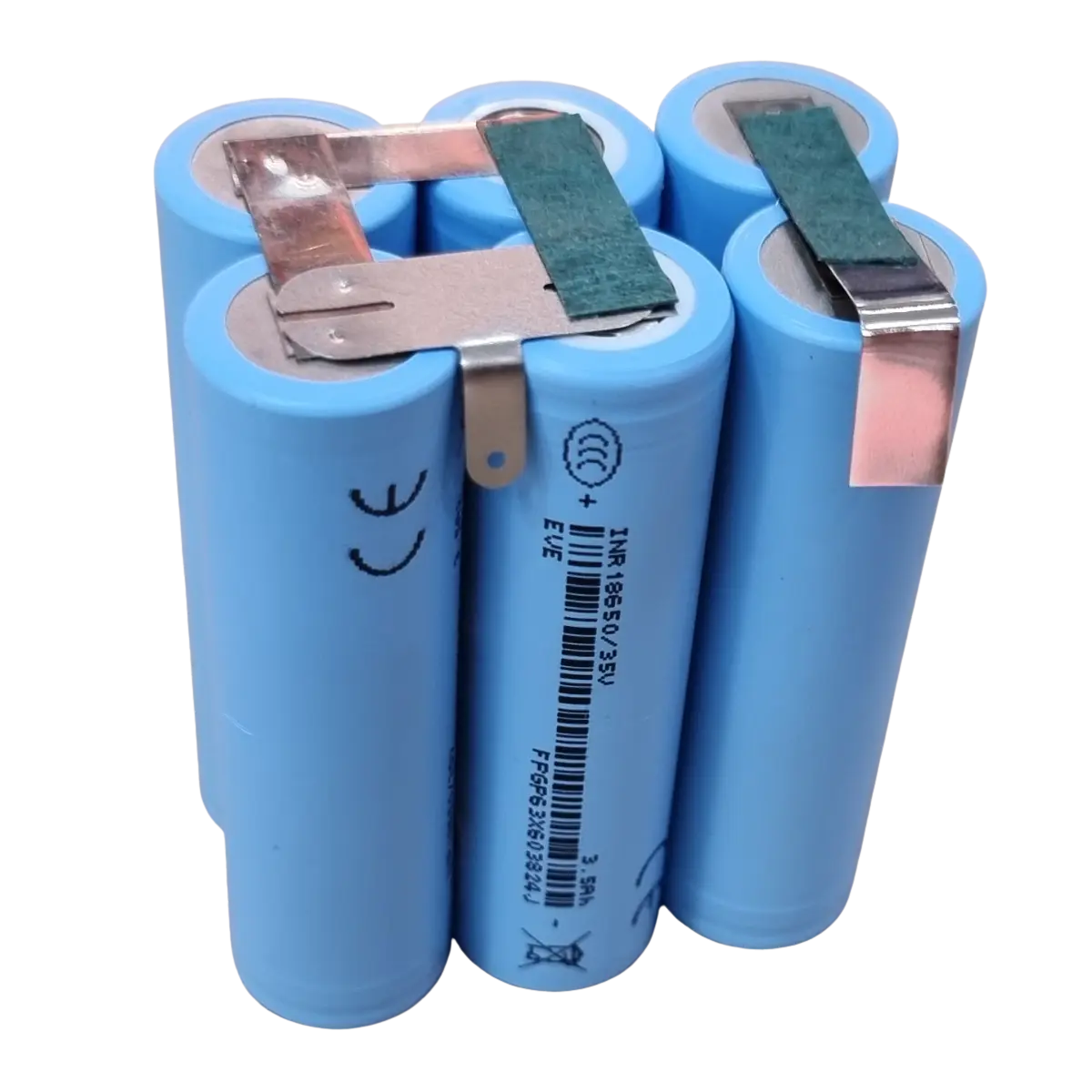 Batterie Li-ion 10.8V / 11.1V 7Ah 3S2P 6x18650