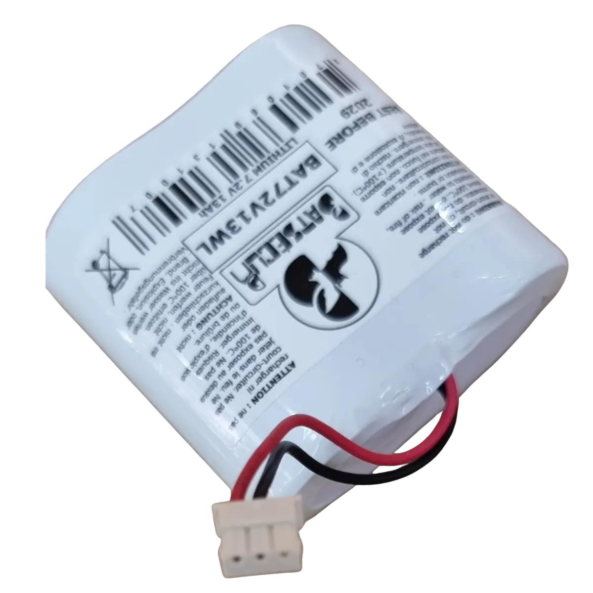 Pile Lithium 7.2V 13Ah BAT72V13WL Tecnoalarm Li-SOCl2