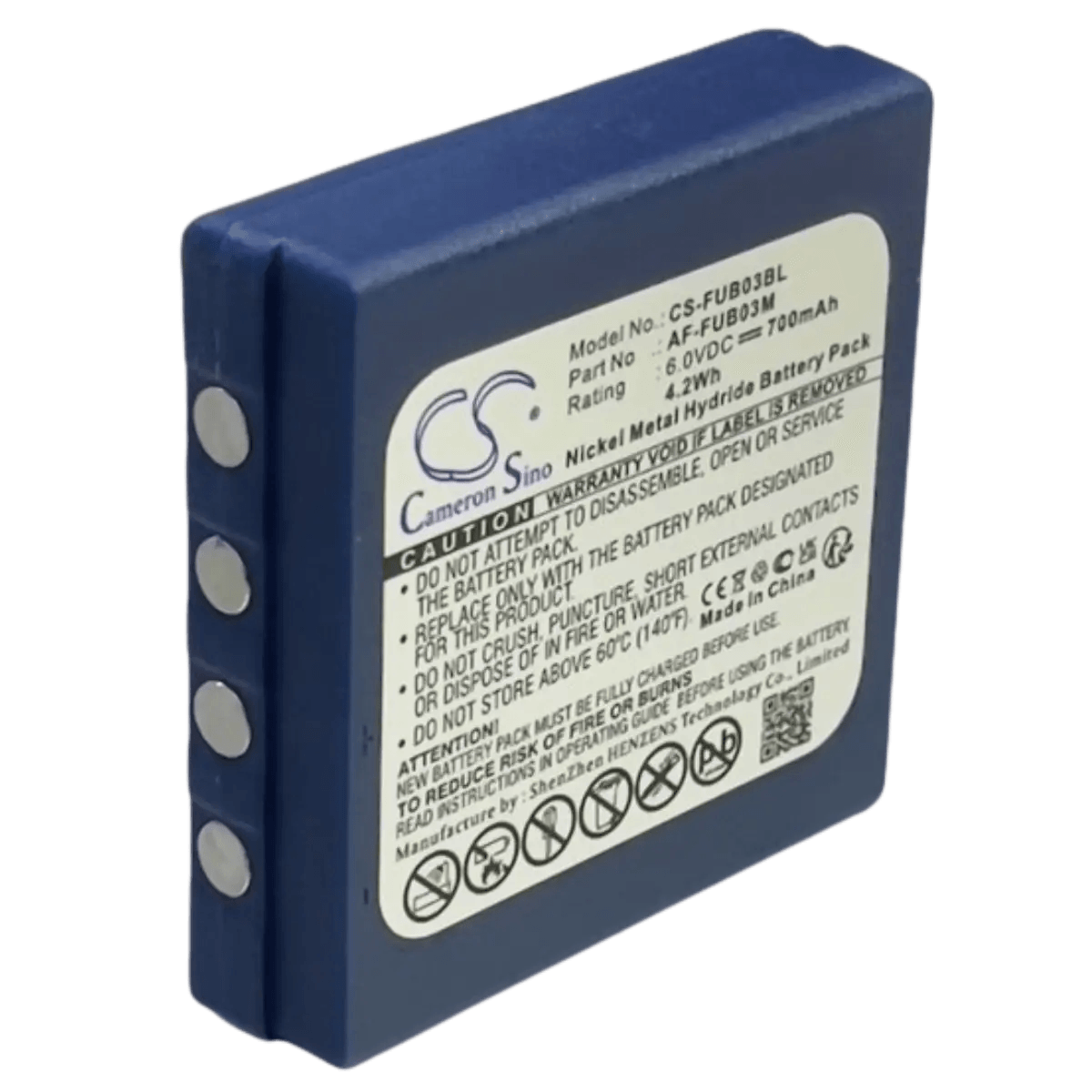 Batterie HBC FUB3A AF-FUB03M pour Radiomatic