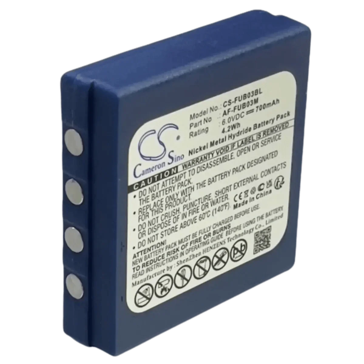 Batterie HBC FUB3A AF-FUB03M pour Radiomatic