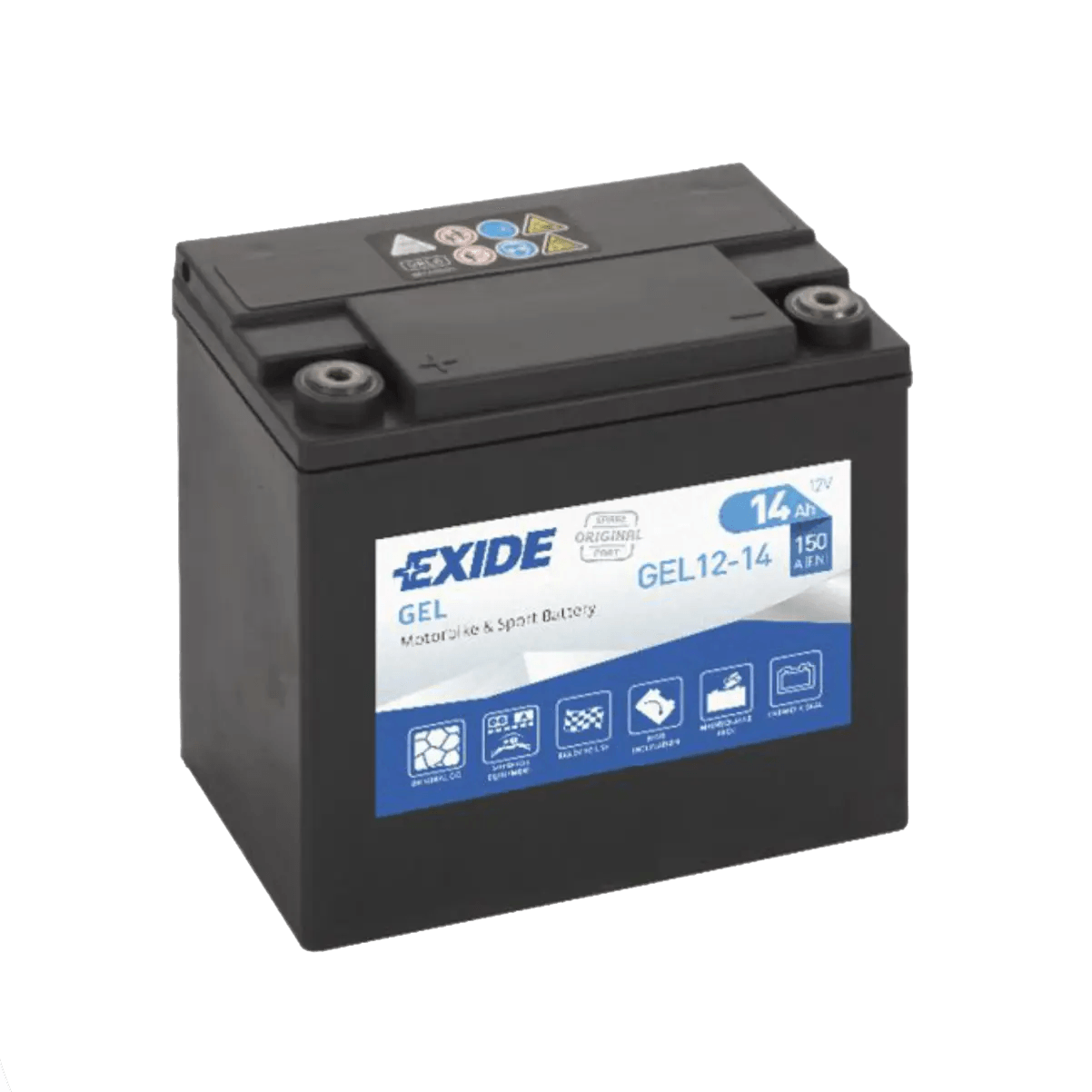 Batterie Gel 12V 14Ah sans entretien prête à l'emploi GEL12-14