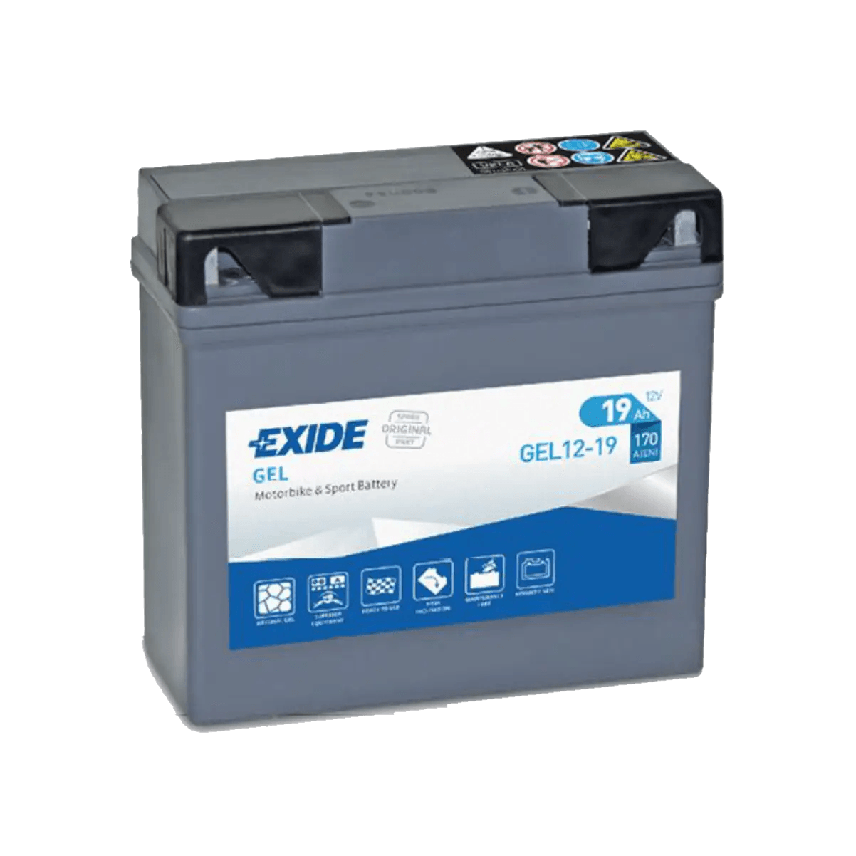 Batterie Gel 12V 19Ah sans entretien prête à l'emploi GEL12-19