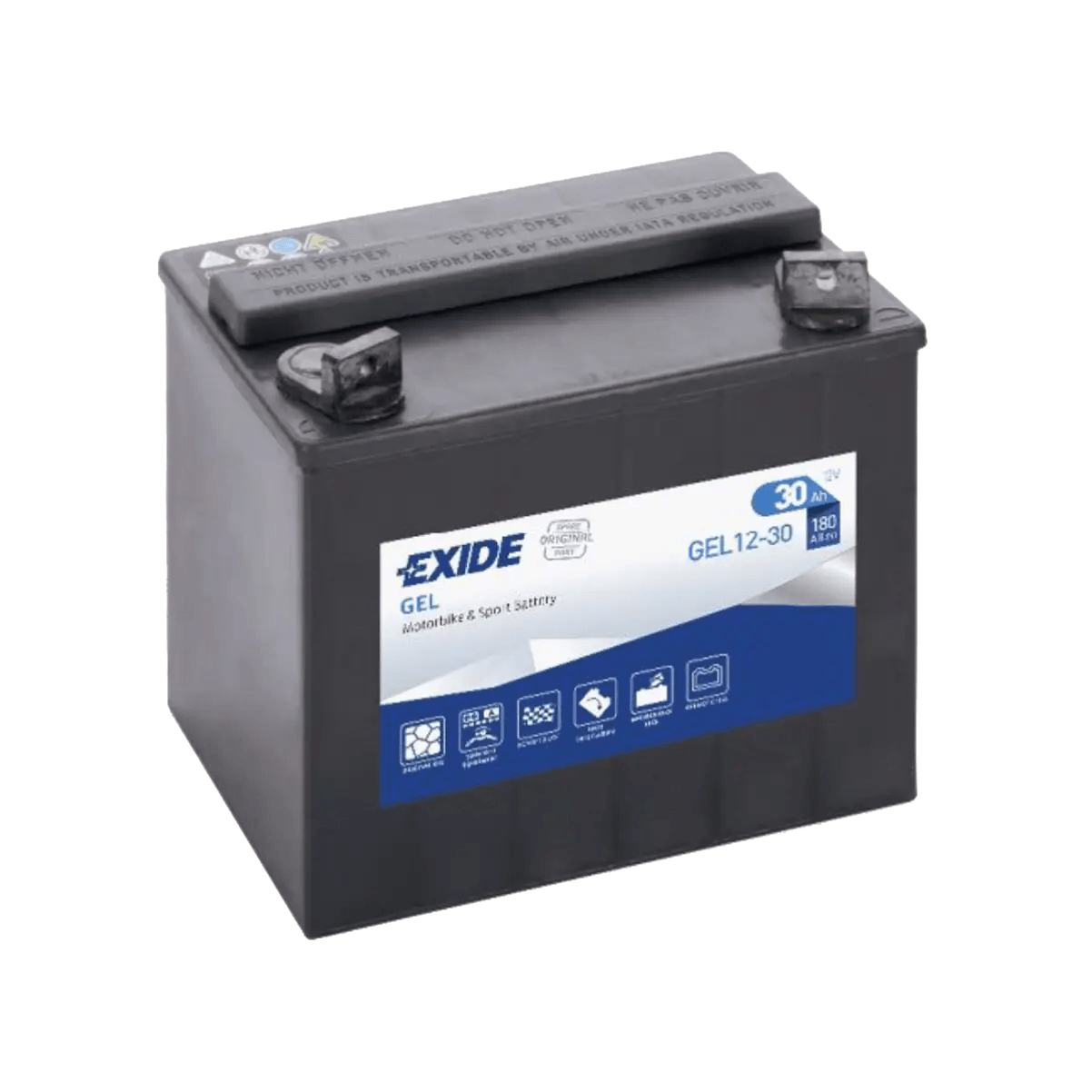 Batterie Gel 12V 30Ah sans entretien prête à l'emploi GEL12-30