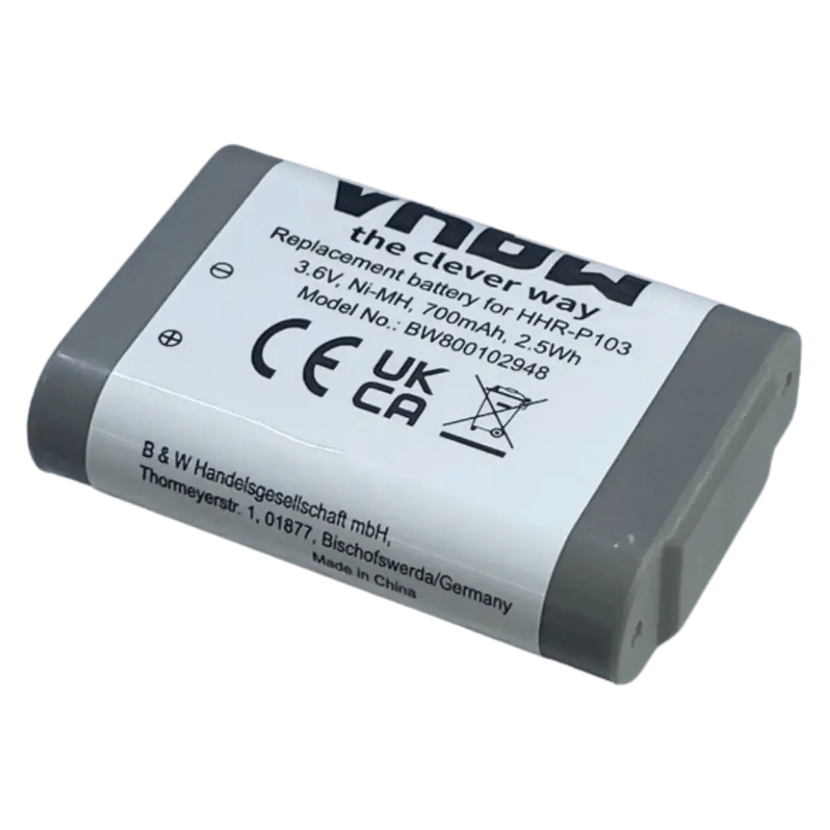 Batterie compatible HHR-P103 Ni-Mh 3.6V 700mAh