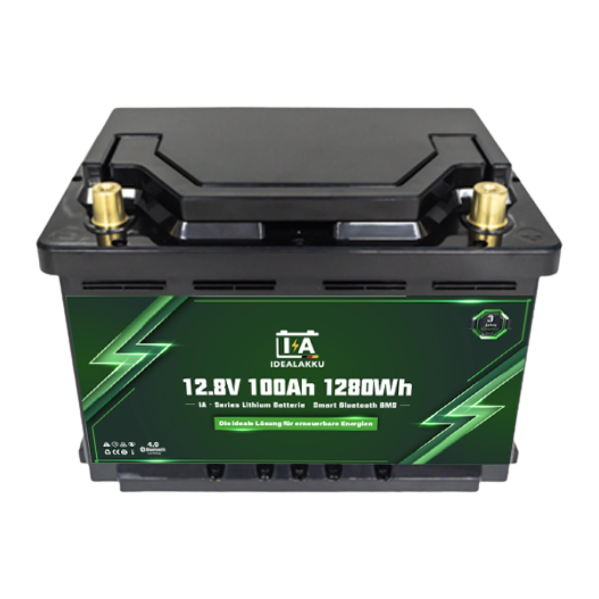 Batterie Lithium 12.8V 100Ah – IDEALAKKU