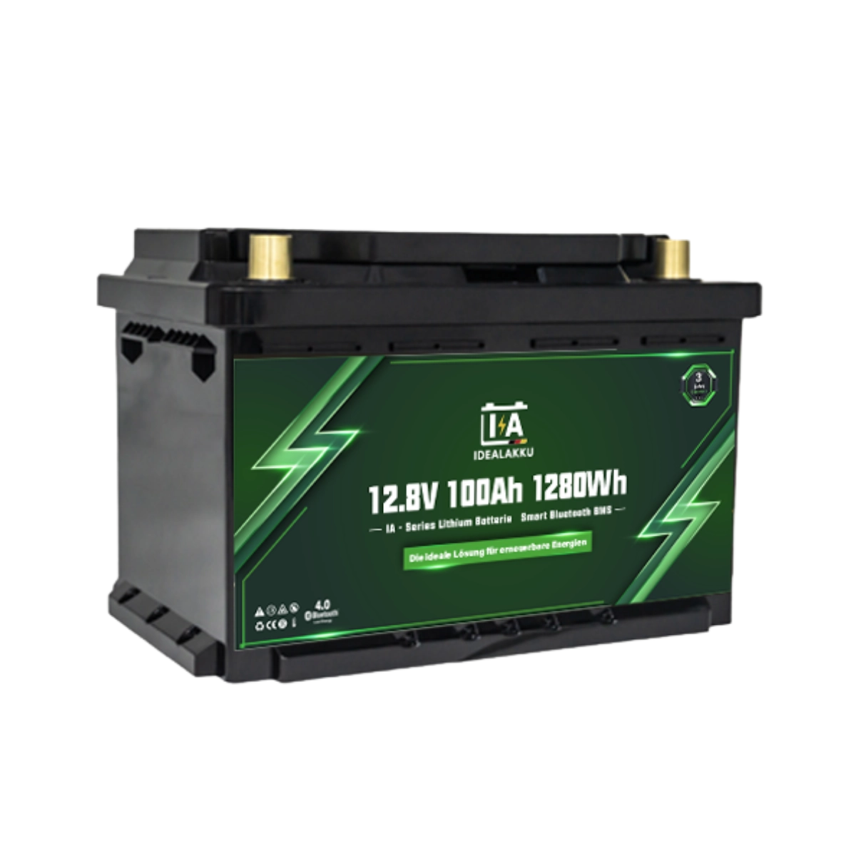 Batterie Lithium 12.8V 100Ah – IDEALAKKU