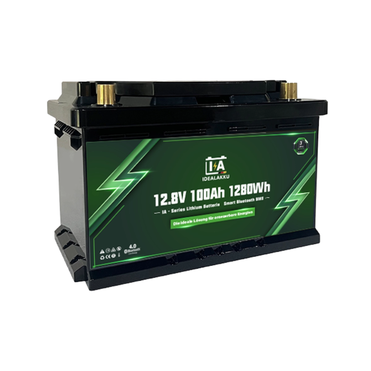 Batterie Lithium 12.8V 100Ah – IDEALAKKU