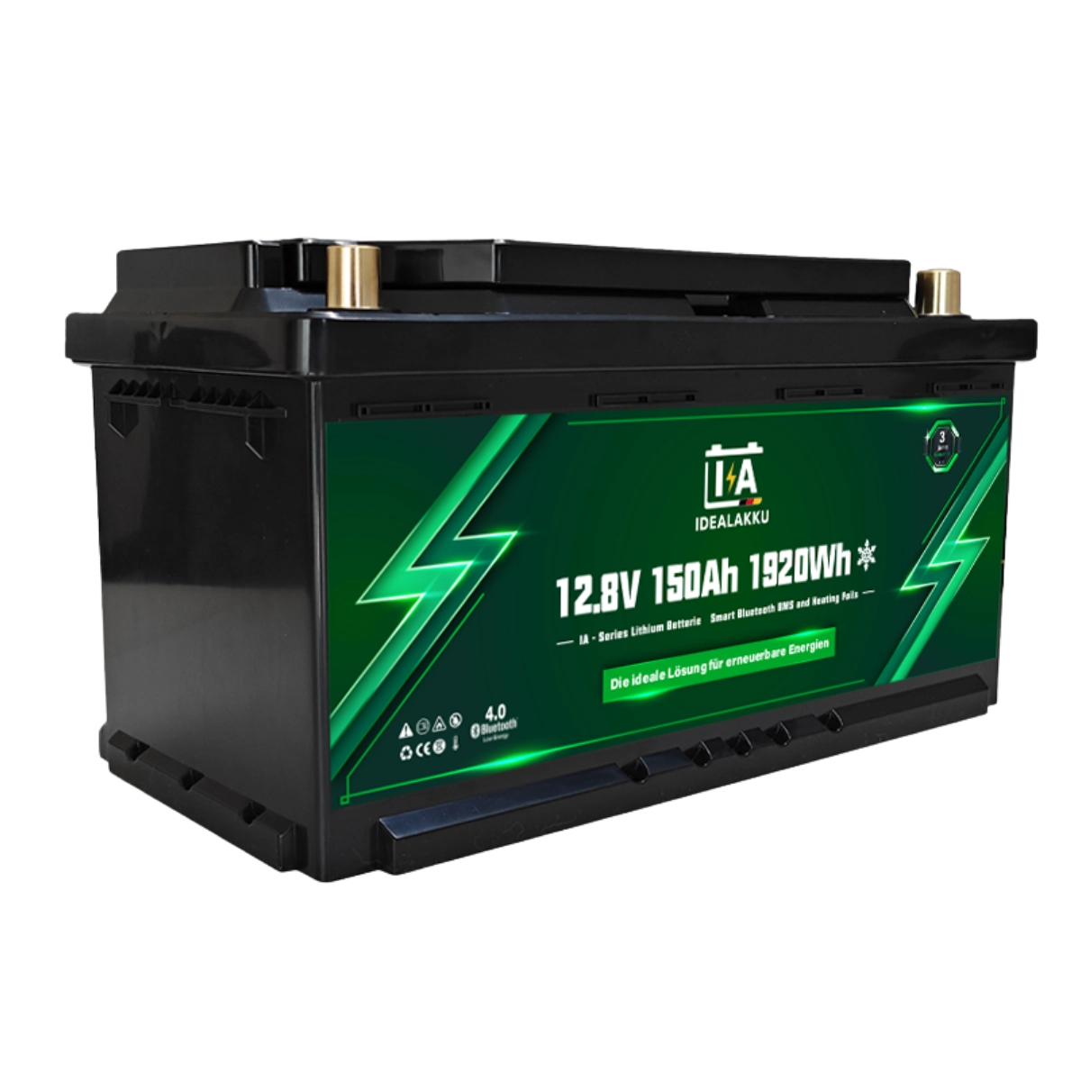 Batterie LiFePO4 12.8V 150Ah - IDEALAKKU