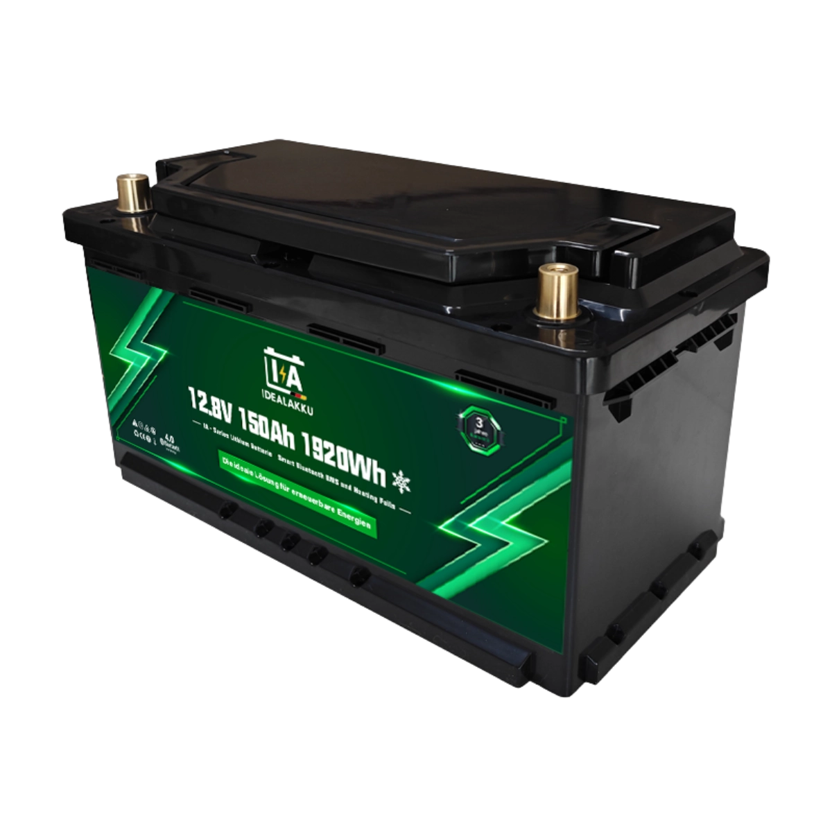 Batterie LiFePO4 12.8V 150Ah - IDEALAKKU