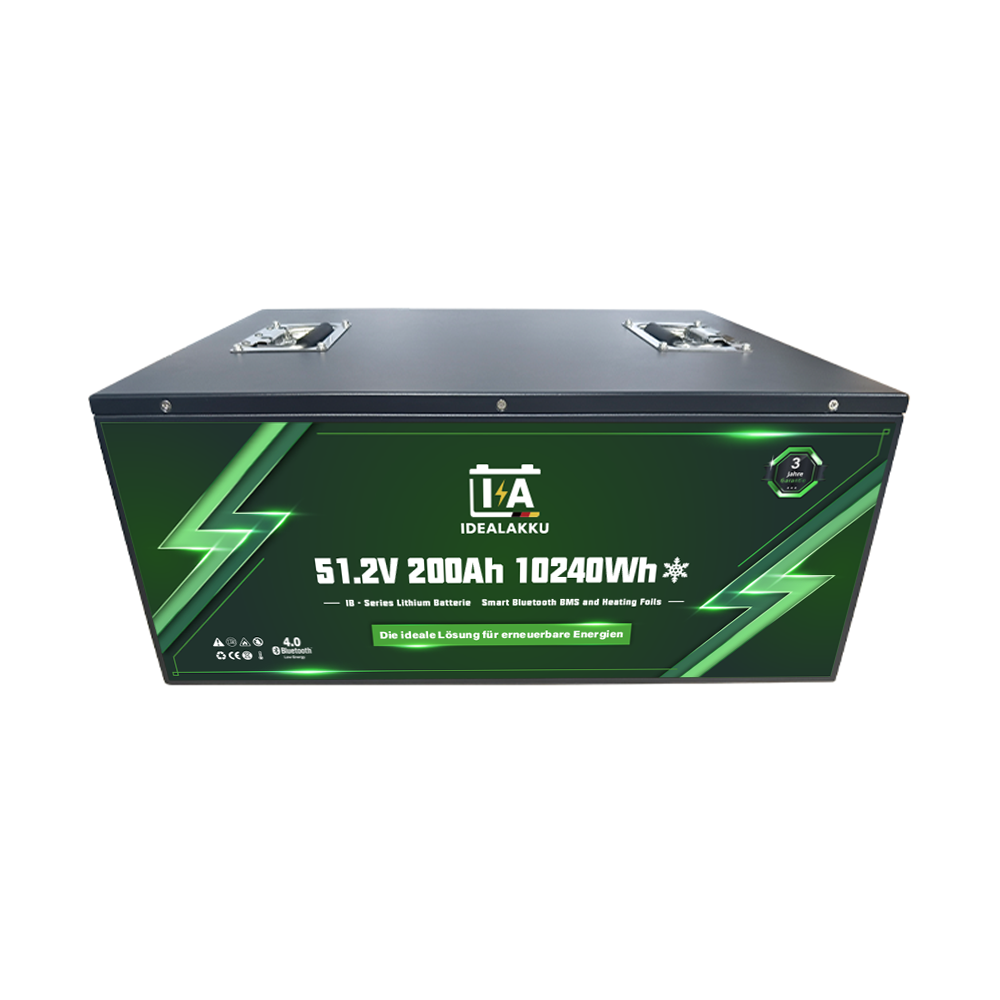Batterie Lithium LiFePO4 48V 200Ah IB-48-200H – Remplacement plomb AGM GEL – BMS Bluetooth intégré