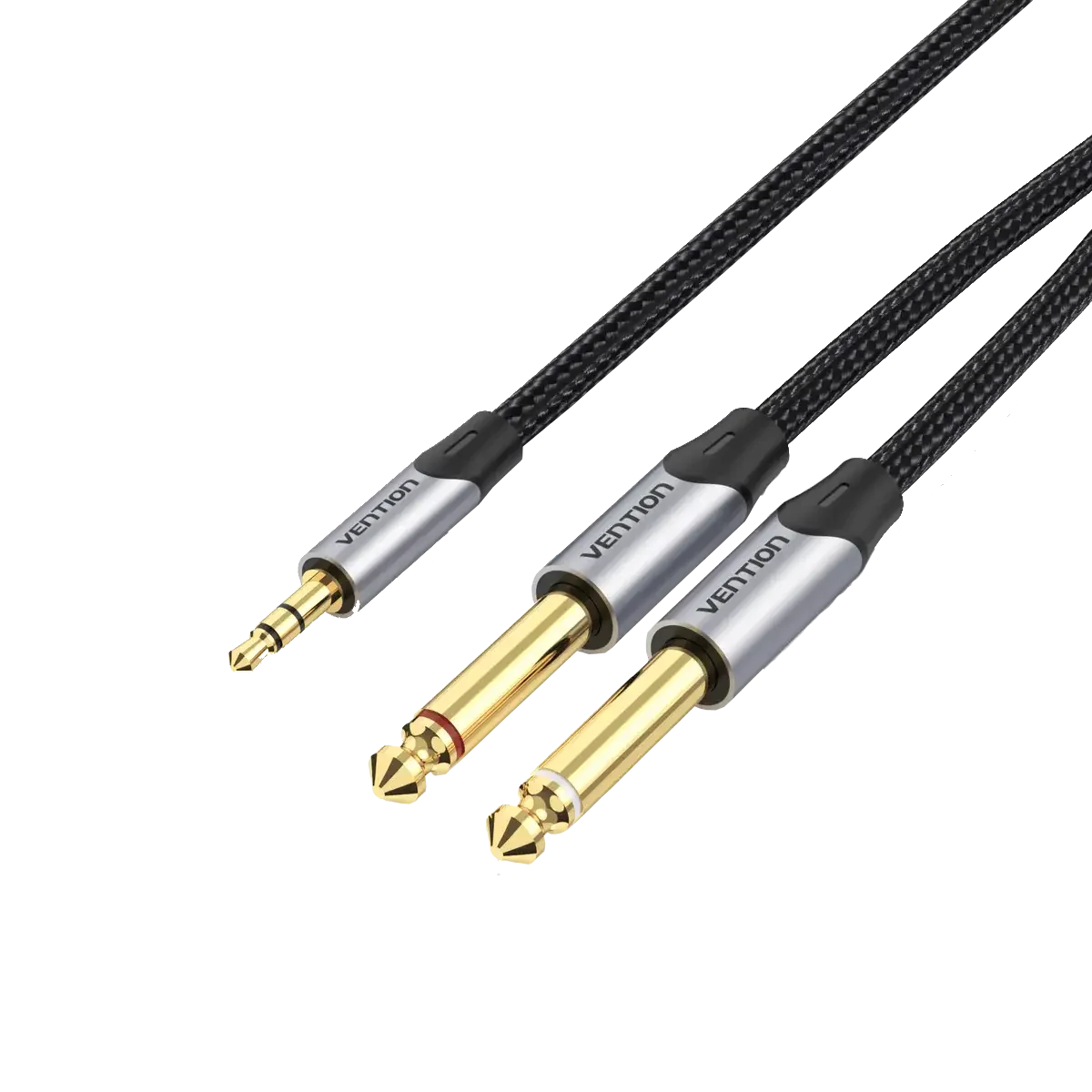 Câble audio JACK 3.5mm vers 2 JACK 6.35mm - 3M