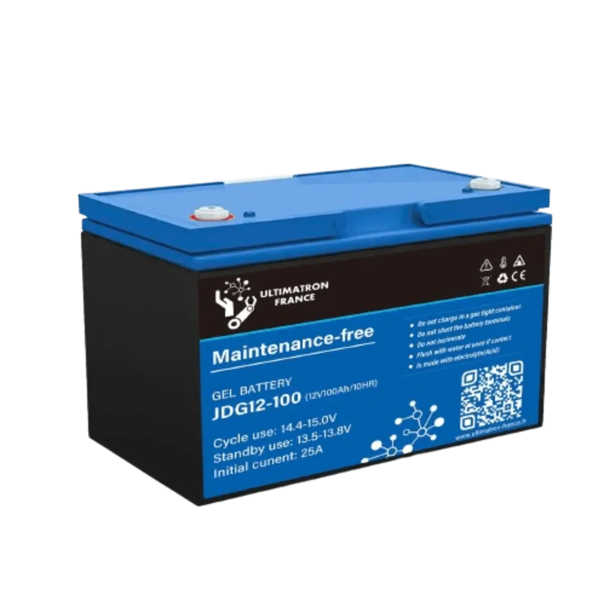 Batterie plomb GEL 12V - 100Ah - Série JDG