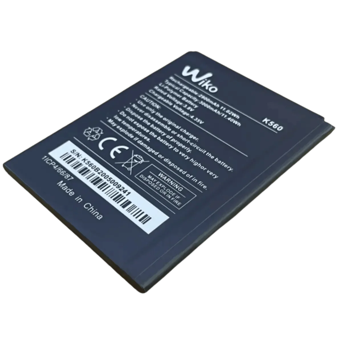 Batterie K560 d'origine pour téléphone Wiko Y61