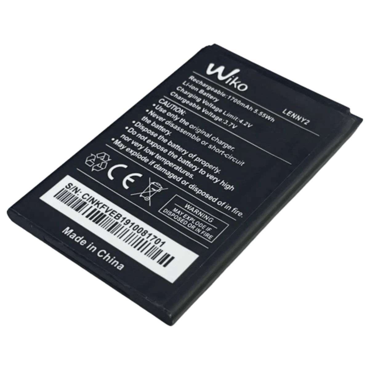 Batterie d'origine pour Téléphone Wiko Lenny 2 et 3
