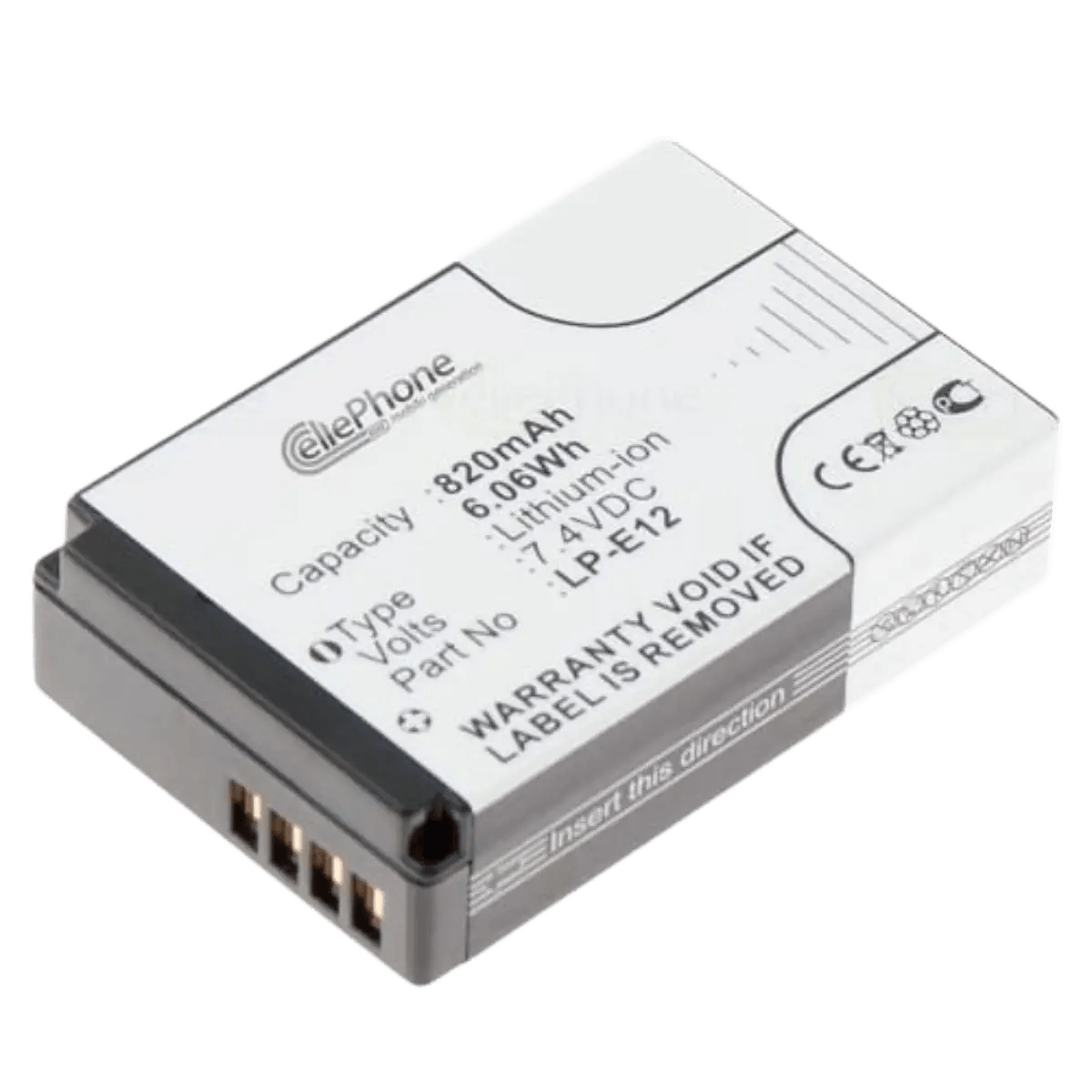 Batterie LP-E12 pour appareil photo Canon