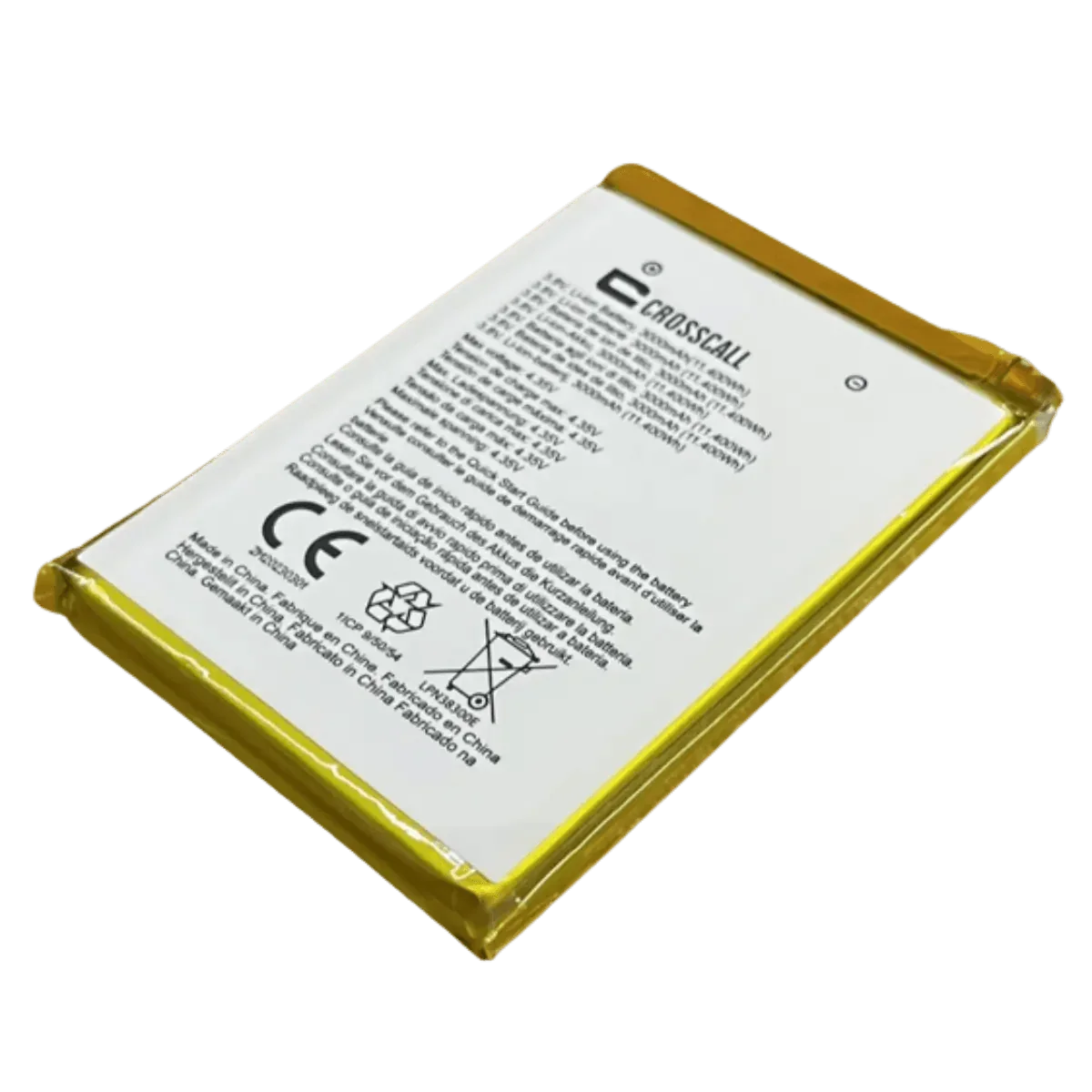 Batterie LP38300E d'origine pour téléphone Crosscall Trekker M1