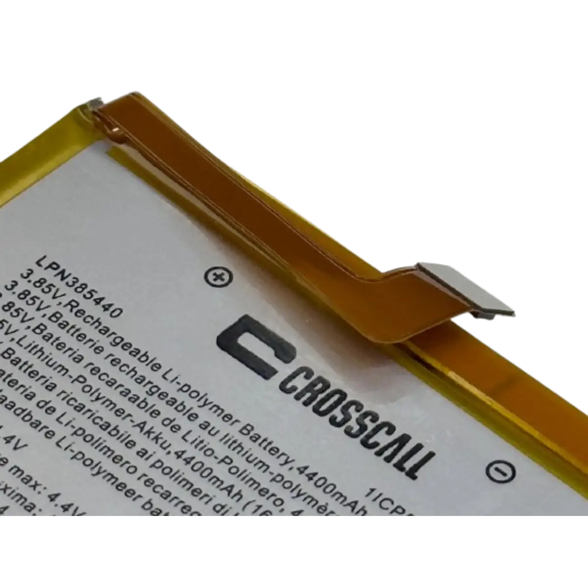 Batterie LPN385440 d'origine pour téléphone Crosscall Trekker X4
