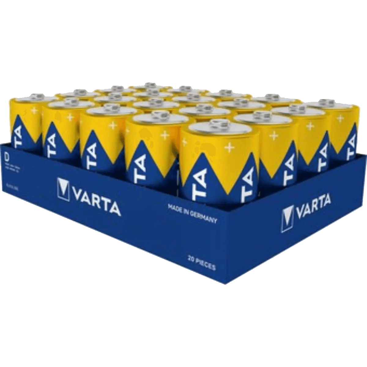 20 x Pile Varta industriel PRO LR20/ D 4020 (plateau)