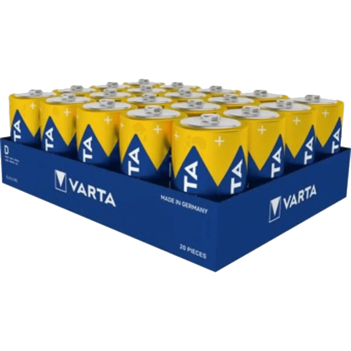 20 x Pile Varta industriel PRO LR20/ D 4020 (plateau)