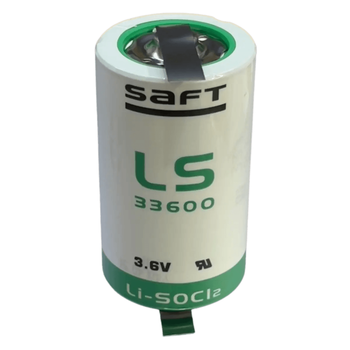 Pile Saft 33600 Lithium 3.6V 13Ah avec languettes