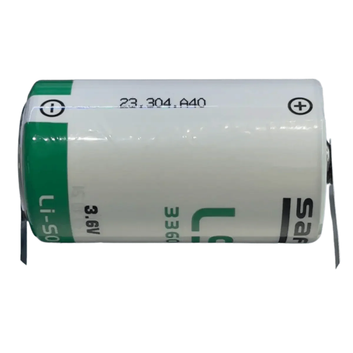 Pile Saft 33600 Lithium 3.6V 13Ah avec languettes