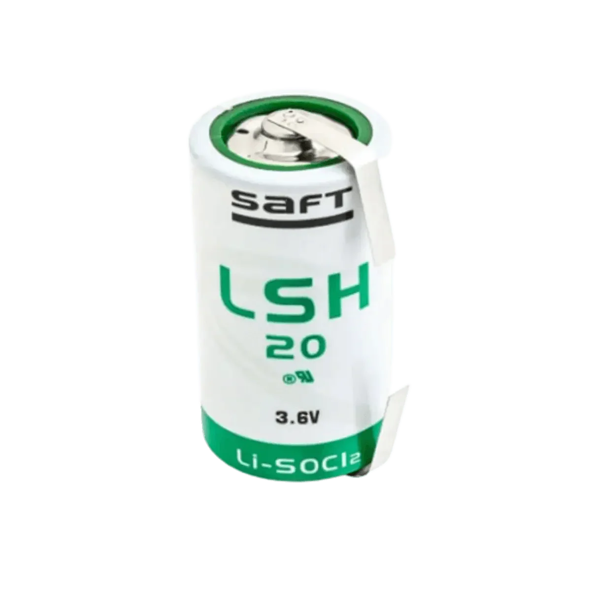 Pile Saft LSH20 Lithium 3.6V 13Ah Taille D Languette à souder